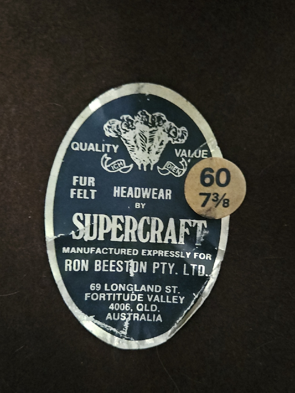 Vintage Australian Cattleman's Hat - Picture 4 of 5